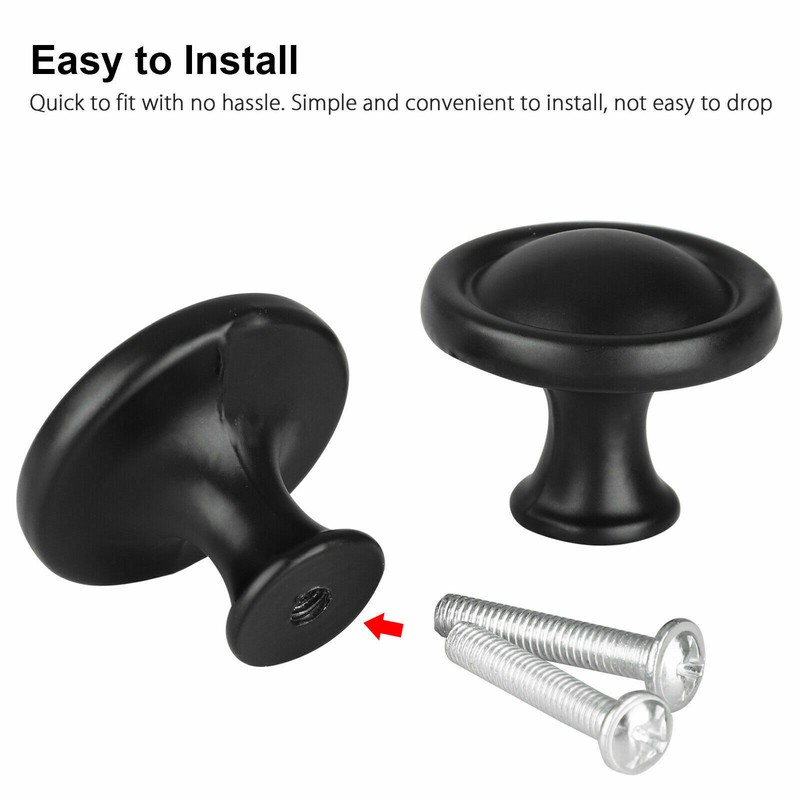 1-100Pcs Cabinet Knobs Handle Pulls Hardware Bedroom Kitchen Drawer Cupboard Lot gallery
