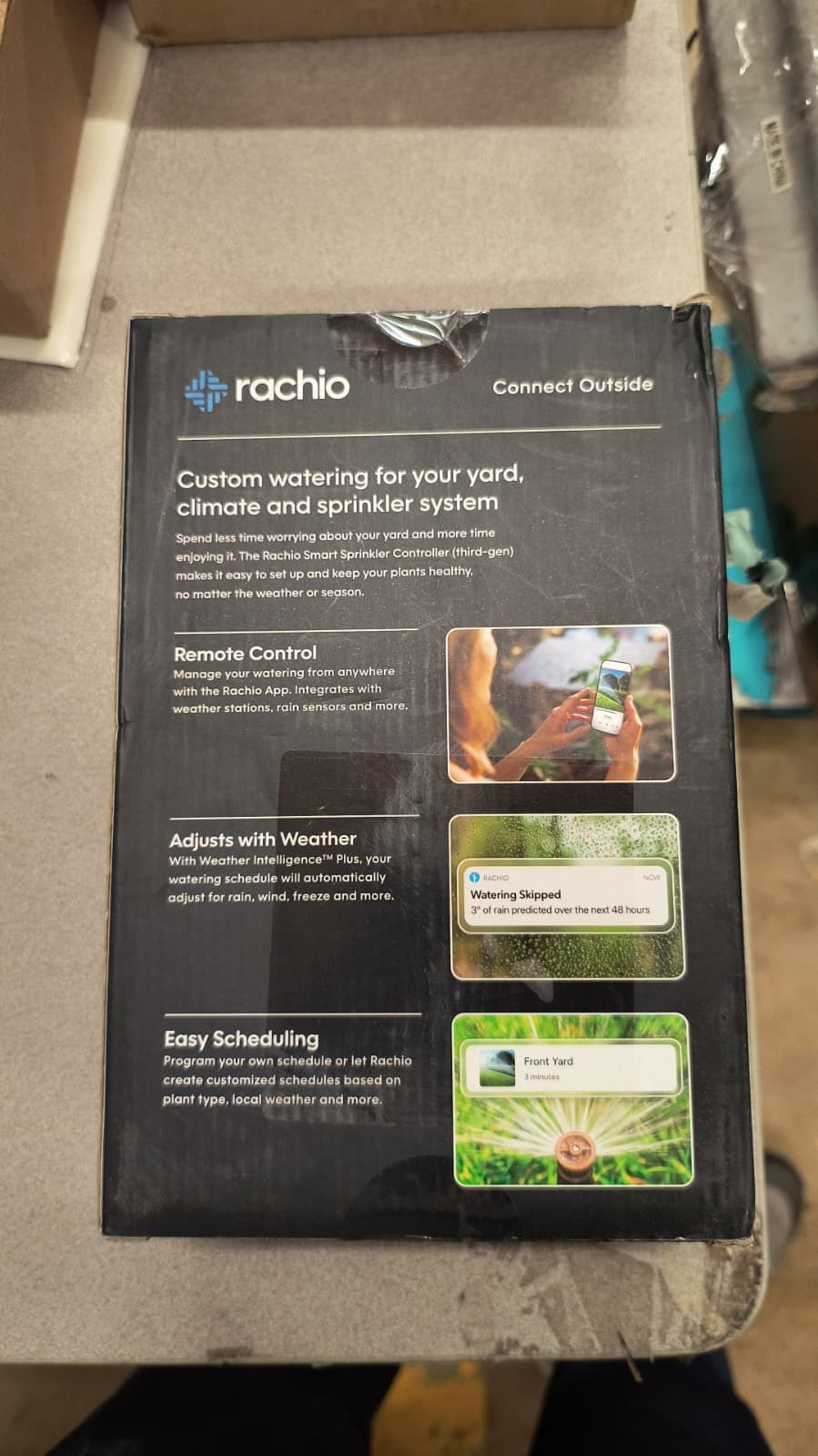 Rachio 3 Smart Sprinkler Controller 8-Zone Wi-Fi Alexa White - New , X2 gallery