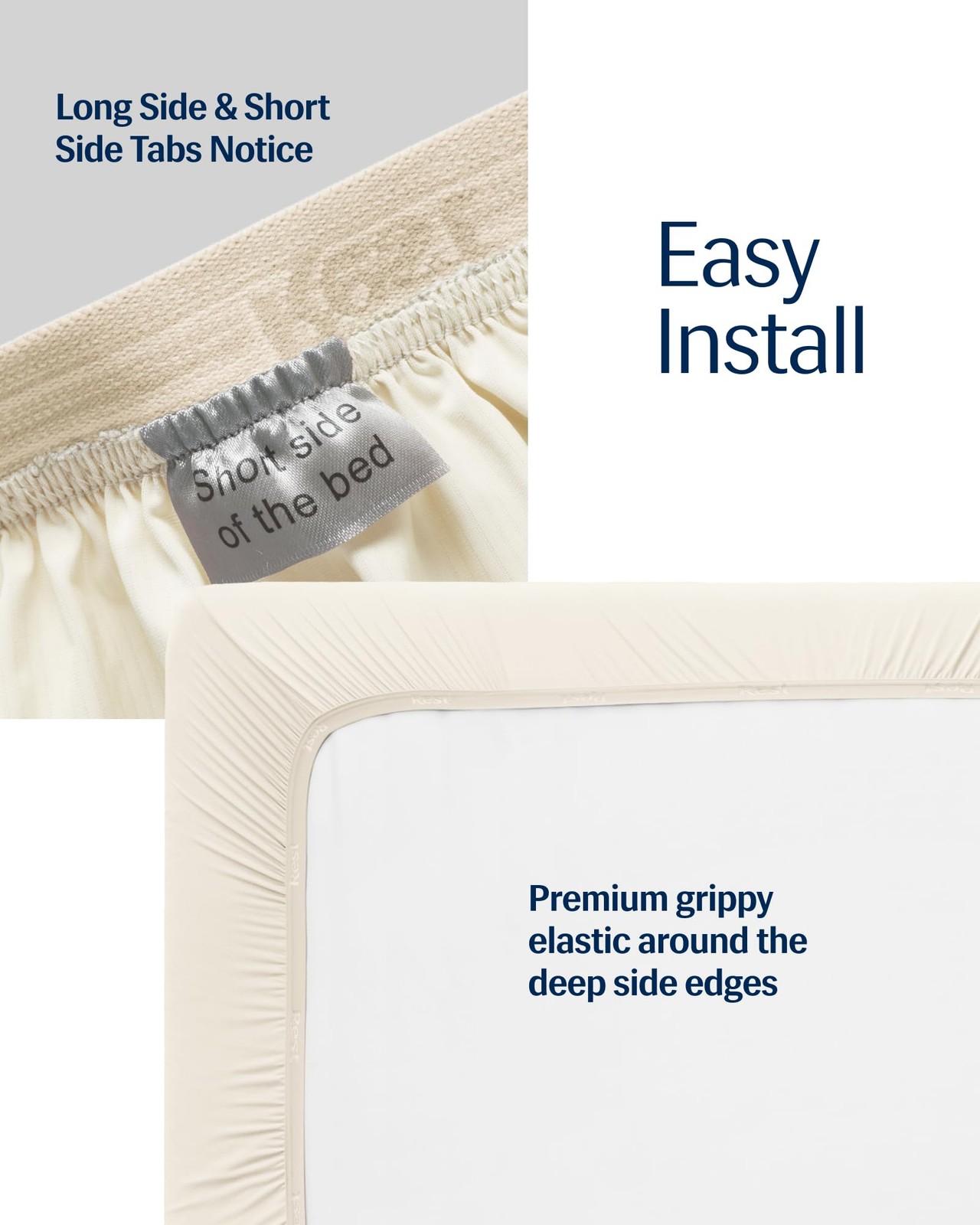® Evercool®+ Fitted Sheet, Queen Size, Snow Ivory, 15" Deep (up to 18’’), Bre... gallery