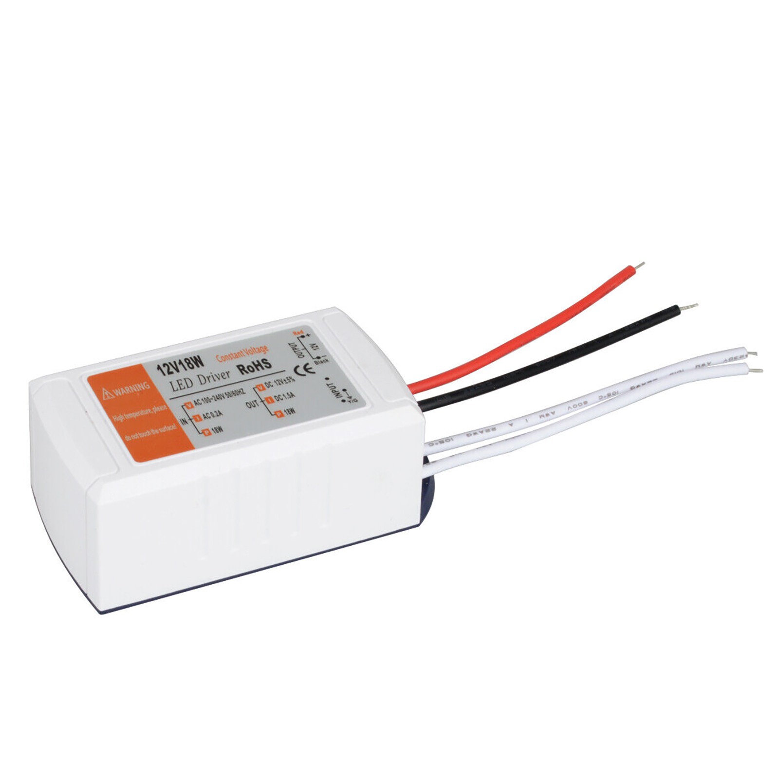 Transformer Power Adapter Home Converter Led Driver Ac 120V/240V To Dc 12V 18W gallery