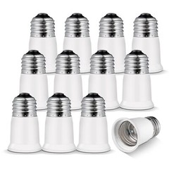 Light Socket Extender,E26 to E26 Medium Screw Bulb Socket Extension