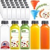 Botellas de plástico reutilizables de 355 ml (12 oz) para zumo con tapa NUEVO US gallery