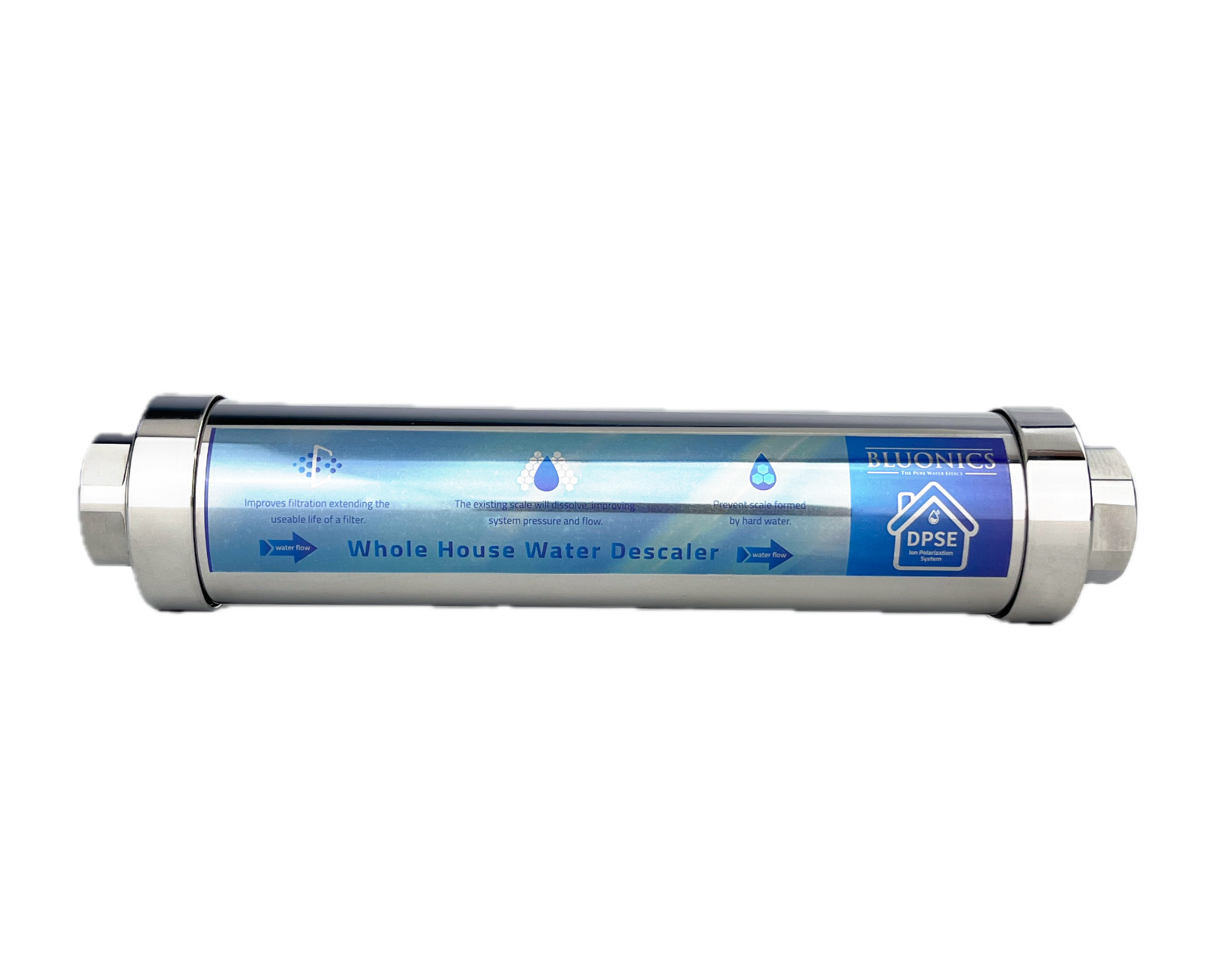 Bluonics Whole House Water Conditioning and Descaler, Alternative to Softener, S gallery