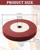6 Inch Bench Grinder Polishing Wheel, 320 Grit Tight Weave 2Pcs(6"x1" 320#) gallery