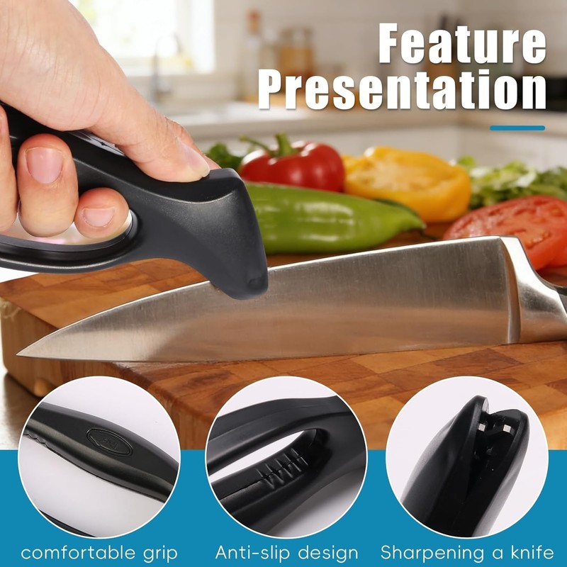 Professional-Grade Knife Sharpener Set - Fast, Easy & Portable Edge Restorer gallery