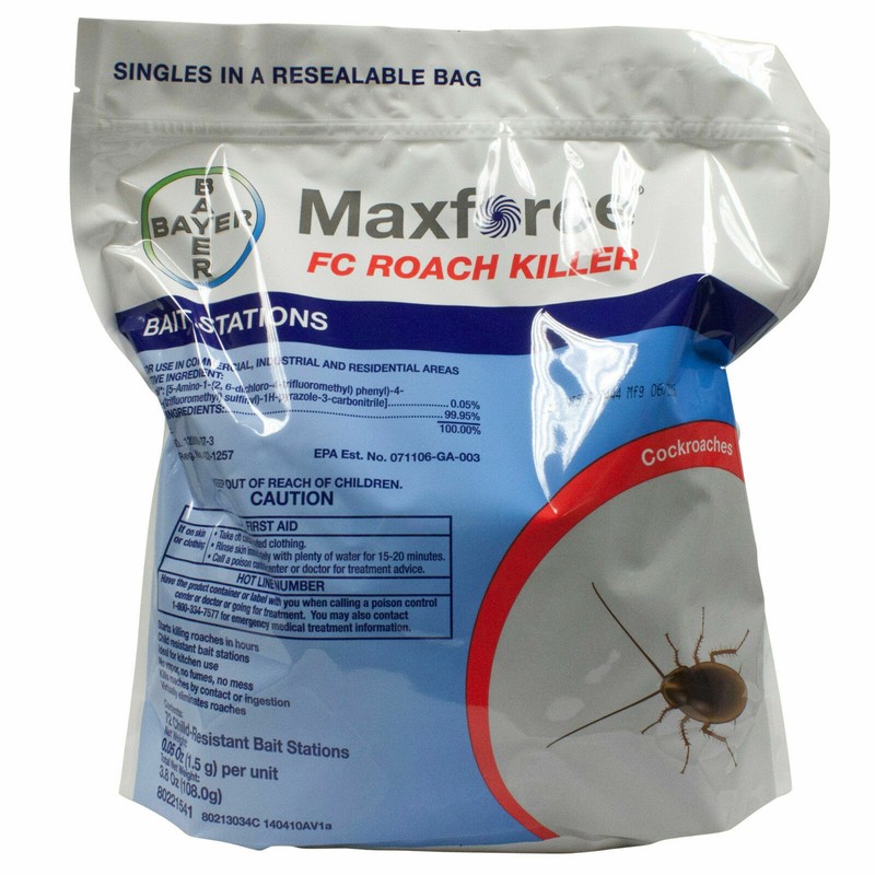 72 Maxforce FC Roach Bait Stations Kills German Roaches Brown-Banded Roaches gallery