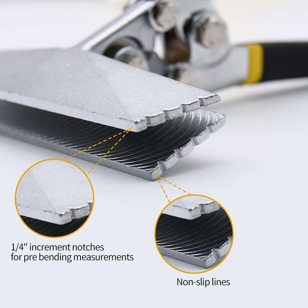 Professional Hand Seamer Tool 6 Inch Straight Jaw Sheet Metal Bender for Forming gallery