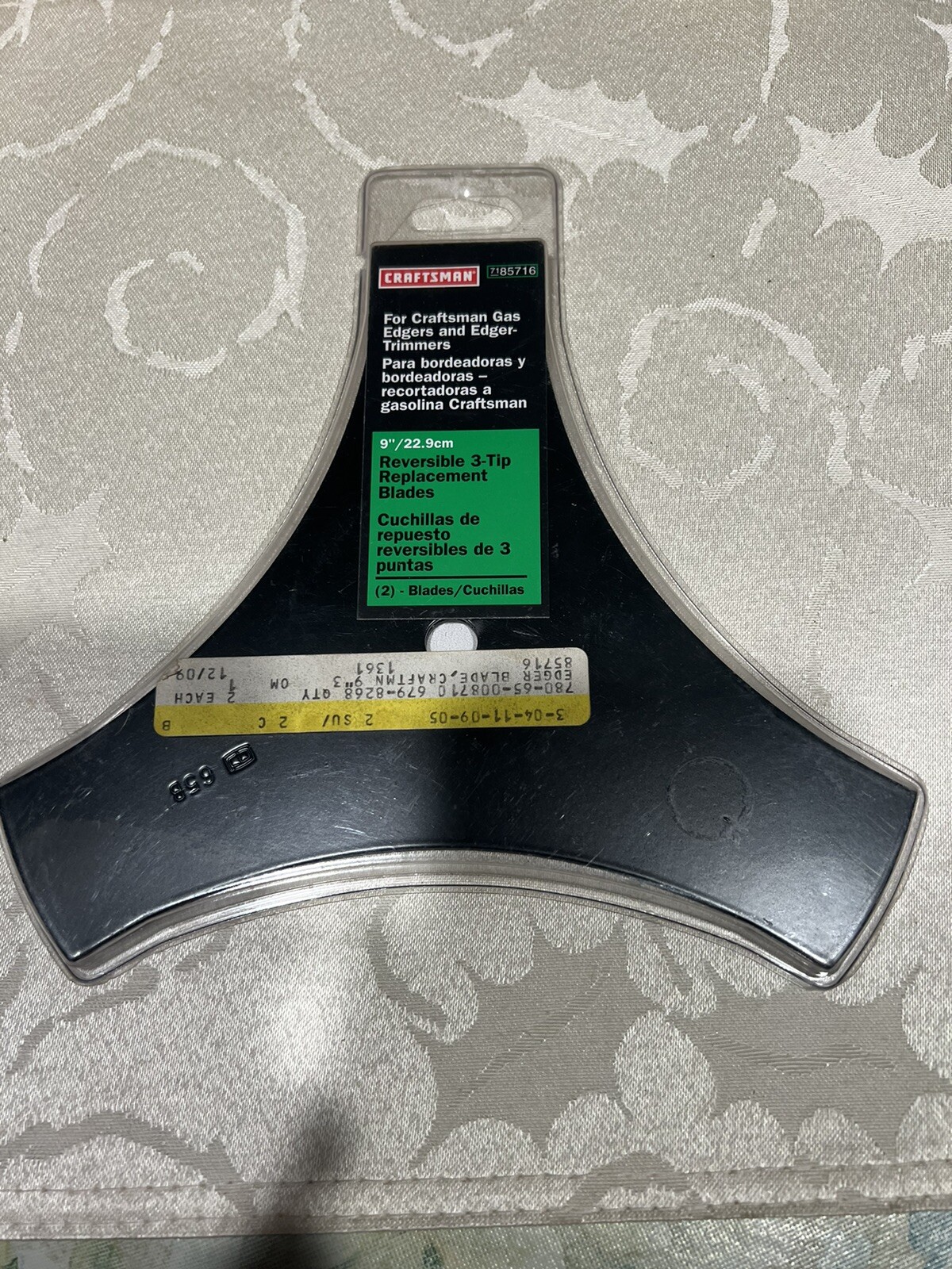 9 In. 3 Point Edger Blade For Craftsman 71-85716 Gas Edgers & Trimmers 2 In Pack gallery