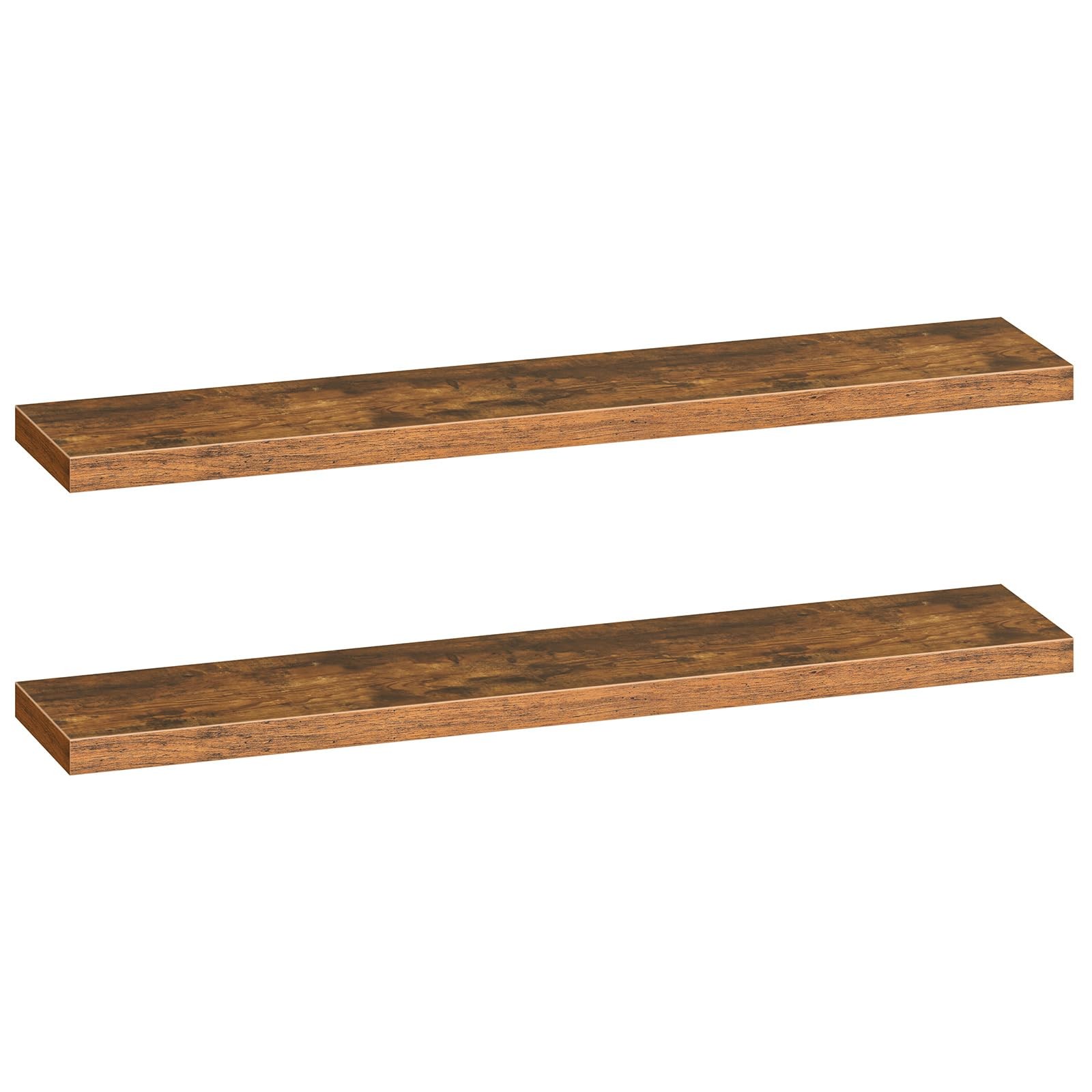 Floating Shelves for Wall, Wall Mounted Shelf Set of 2, 55" Hanging Shelf wit gallery