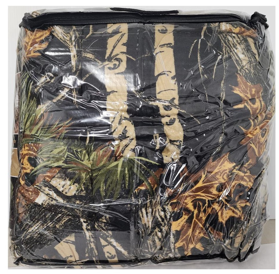 BLACK CAMO CAMOUFLAGE REVERSIBLE COMFORTER TWIN SIZE 66x86 in (167.64x218.44cm) gallery