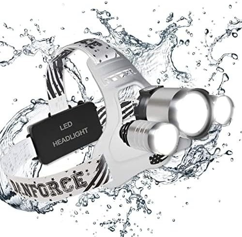 Rechargeable LED Headlamp 1080LM LUMINUS Tactical Hunting Fishing Red gallery