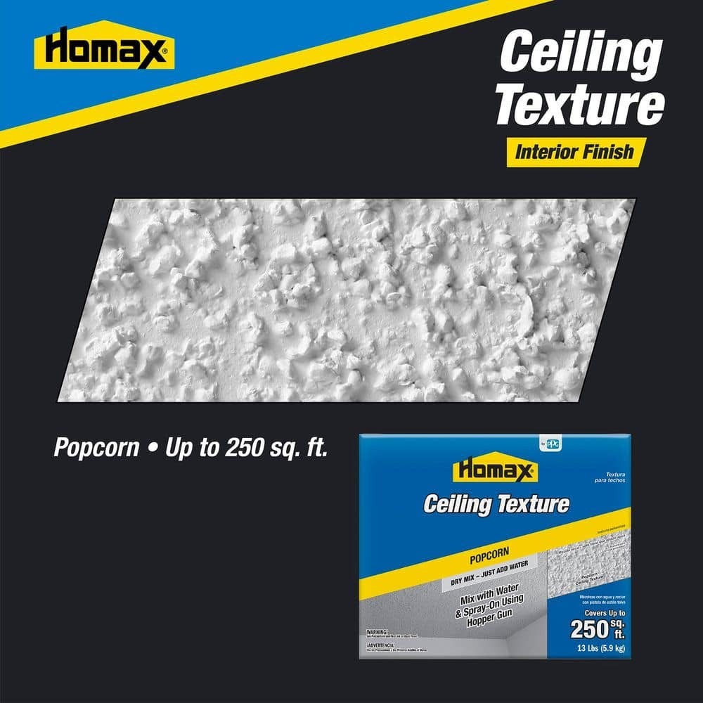 13 lb. Dry Mix Popcorn Ceiling Texture gallery