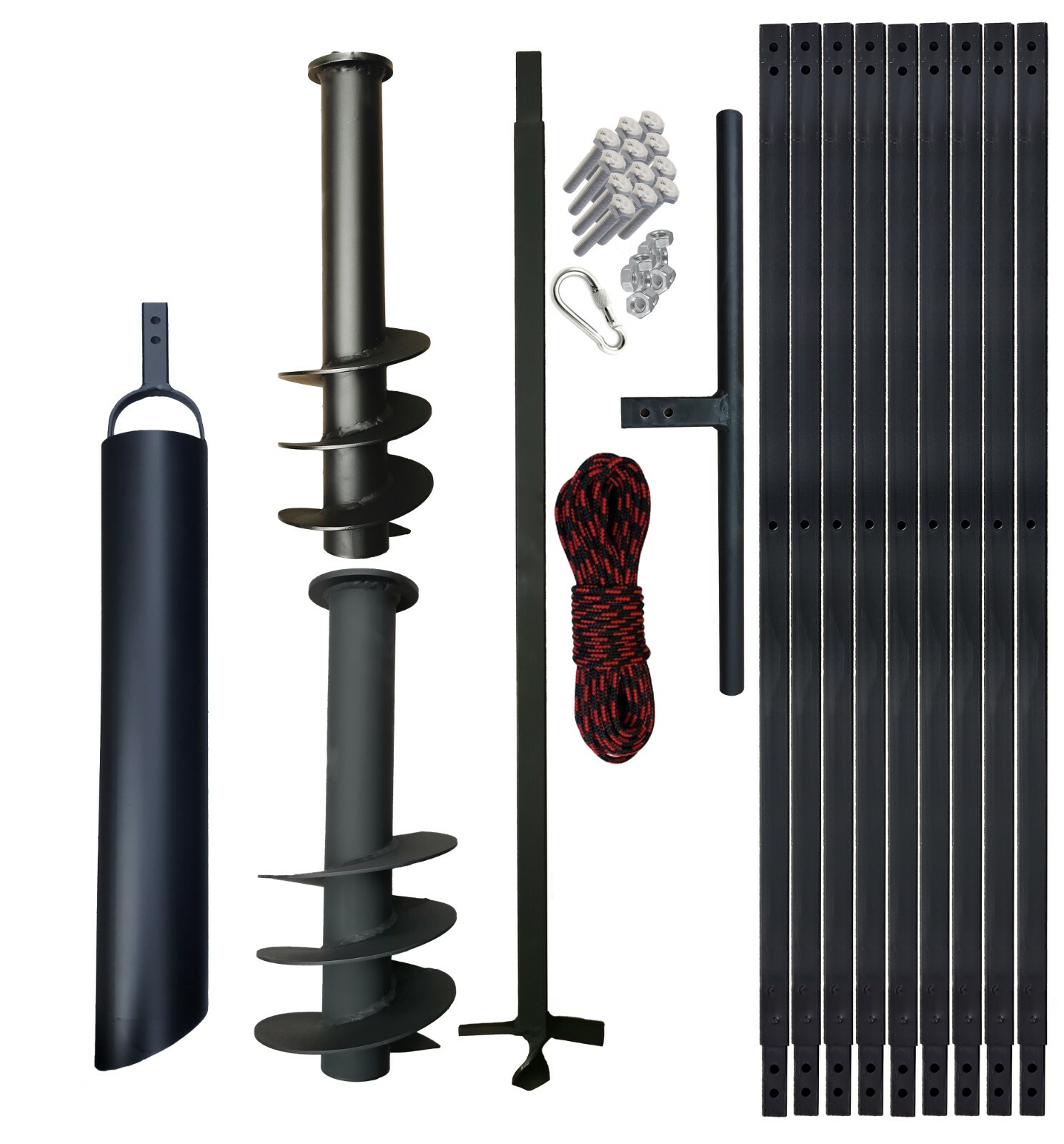PWSAM WATER WELL DRILLING KIT HAND WELL AUGER DIY 3 - 55 FT + Bailer gallery