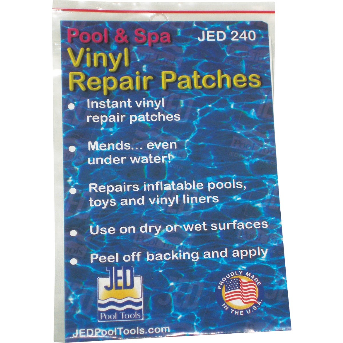 JED Pool Vinyl Peel N Patch Pool Repair Kit (6-Count) 35-240 JED Pool 35-240 gallery