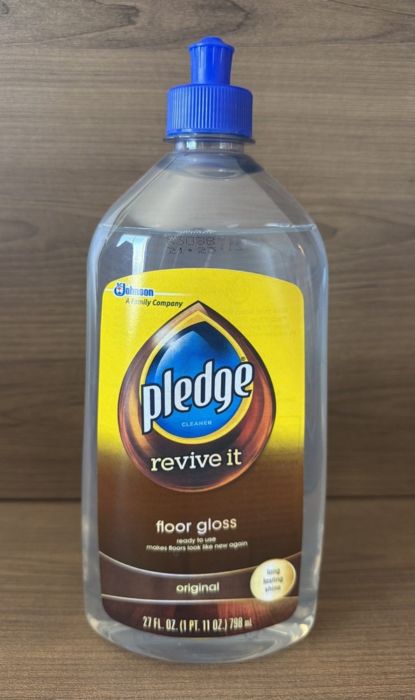 Pledge Revive It Original Floor Gloss Cleaner Long Lasting Shine 27oz New NOS