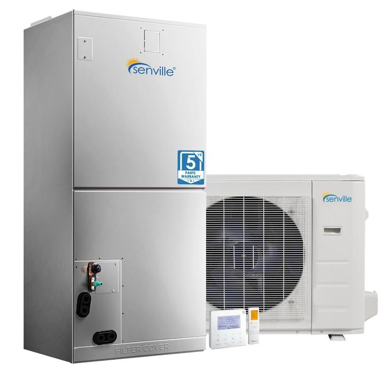 3 Ton Central Air Conditioner Heat Pump Split System, 36,000 BTU gallery