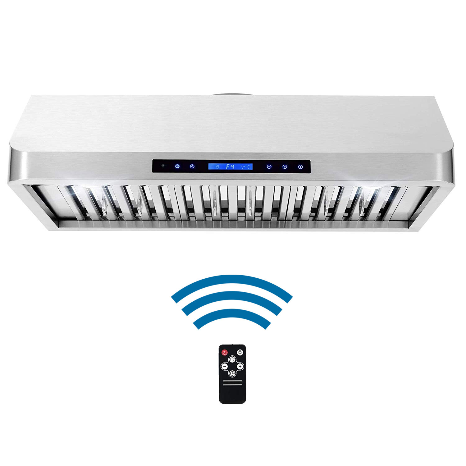 36 In. Under Cabinet Range Hood 500 CFM, LCD Controls Stainless Steel -OPEN BOX- gallery