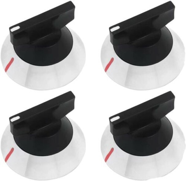 ER330190 Exact Compatible Replacement Part for Whirlpool Knob, Black New 4 Pack gallery