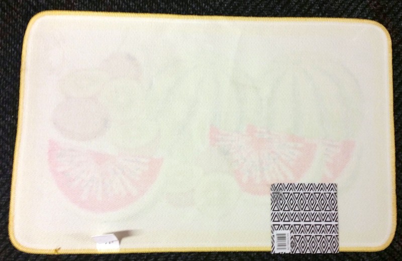 PRINTED KITCHEN RUG / MAT (18"x 28") WATERMELONS & KIWI by EHF gallery