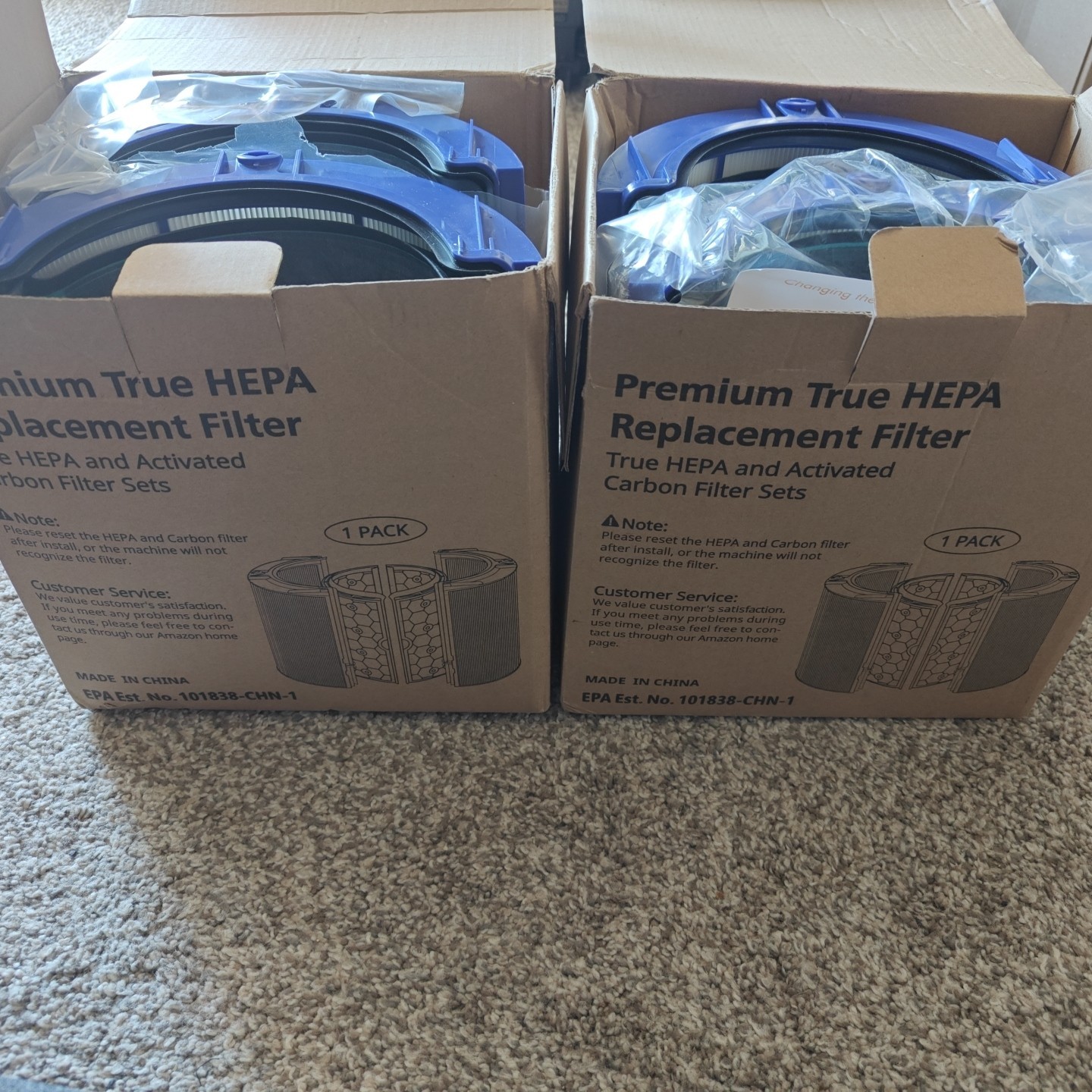 2 Pack - TP04 HP04 DP04 Replacement Hepa Filter for Dyson 360° Pure Cool Fan gallery