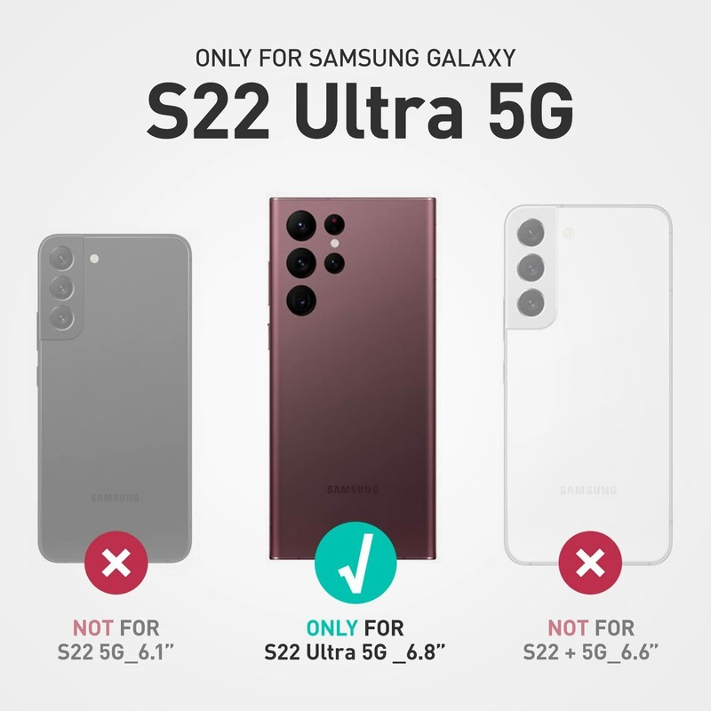 For SamsungGalaxy S22 Ultra, SUPCASE DualLayer Case with/without ScreenProtector gallery