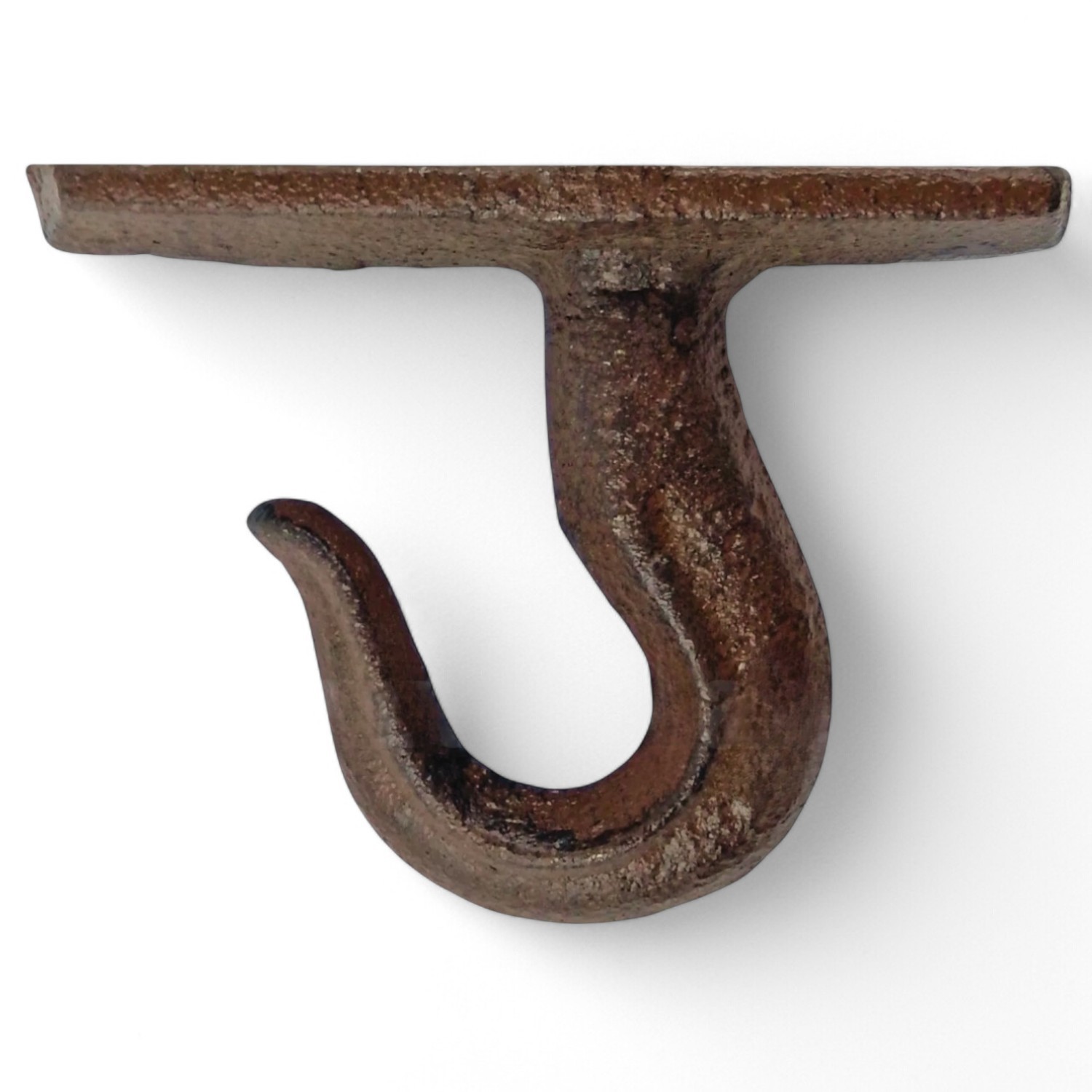 Industrial Cast Iron Ceiling Hook – Heavy Duty Rustic Wall Clevis Eye Holder gallery