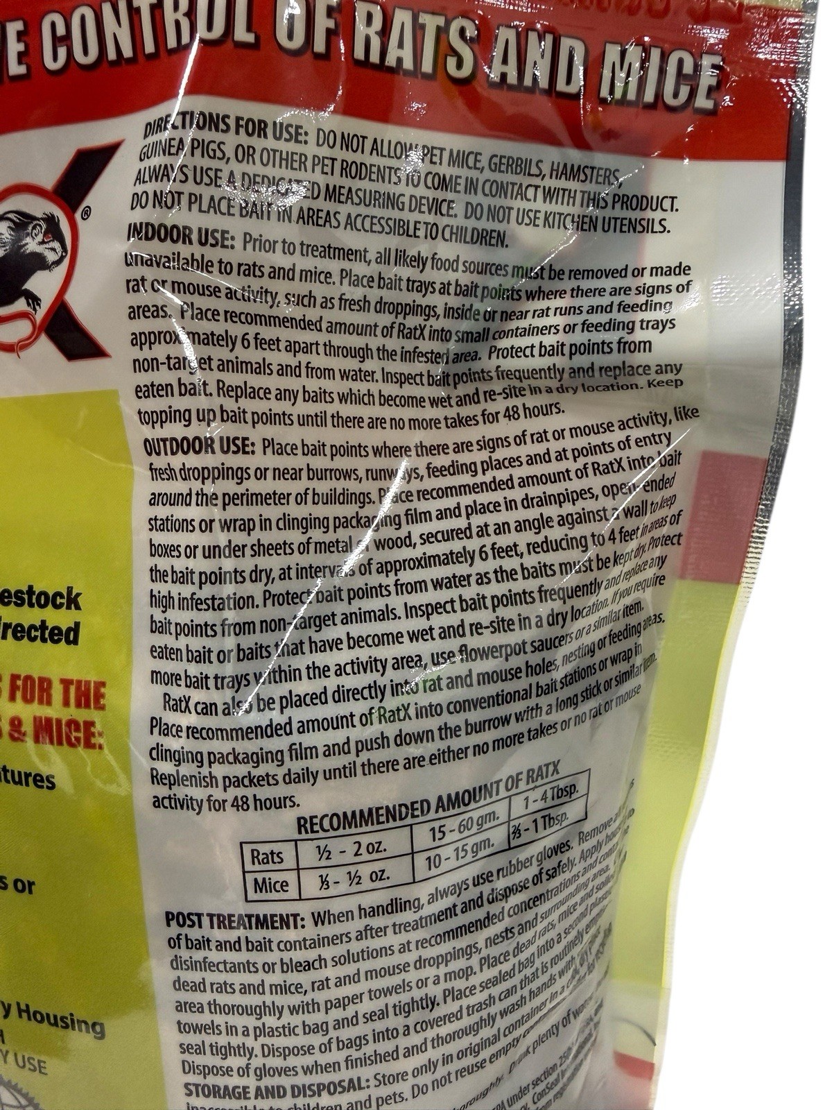 Rat X Rat & Mouse Control, 1-lb Natural Formula, Livestock & Pet Safe FreeShip gallery