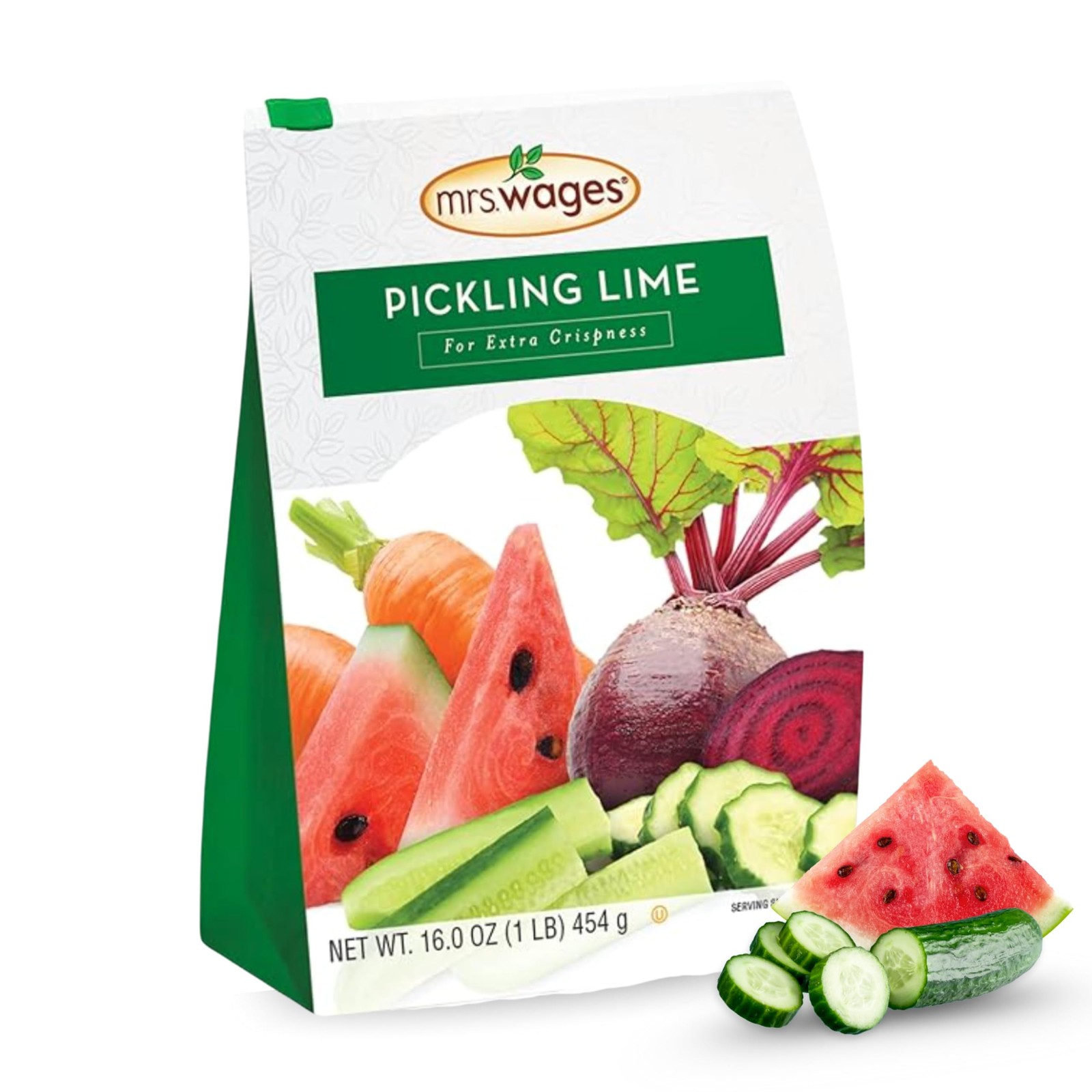 Mrs. Wages Pickling Lime 1 Pound (VALUE PACK of 6) gallery
