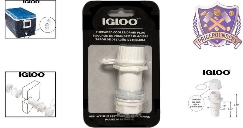 Quality Igloo Threaded Drain Plug - Quick Installation & Secure Seal for Coolers gallery