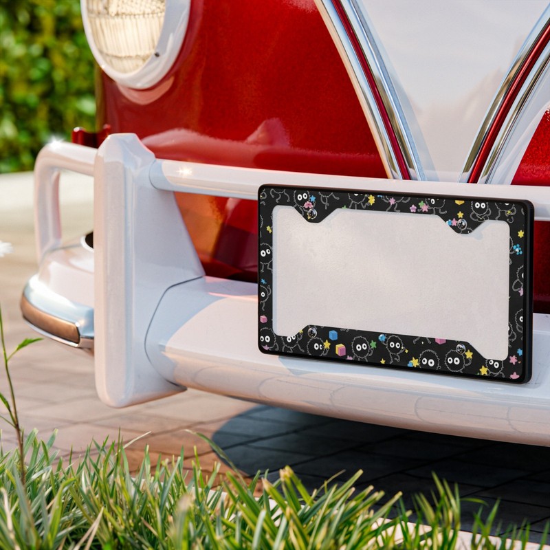 Soot Sprite License Plate Frame Spirited Away Kamaji Ghibli license Totoro gallery