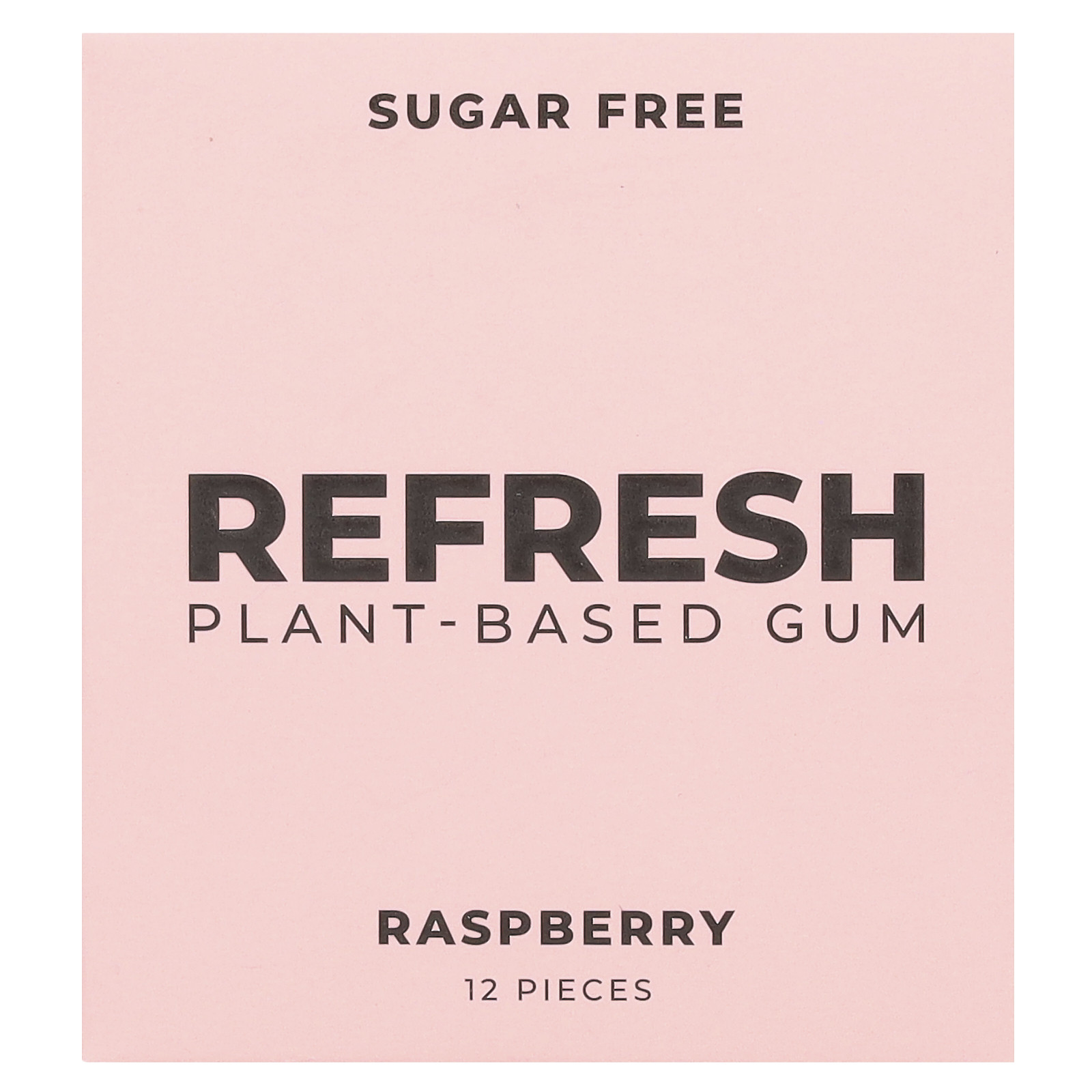 Plant-Based Gum, Raspberry, 12 Pieces gallery