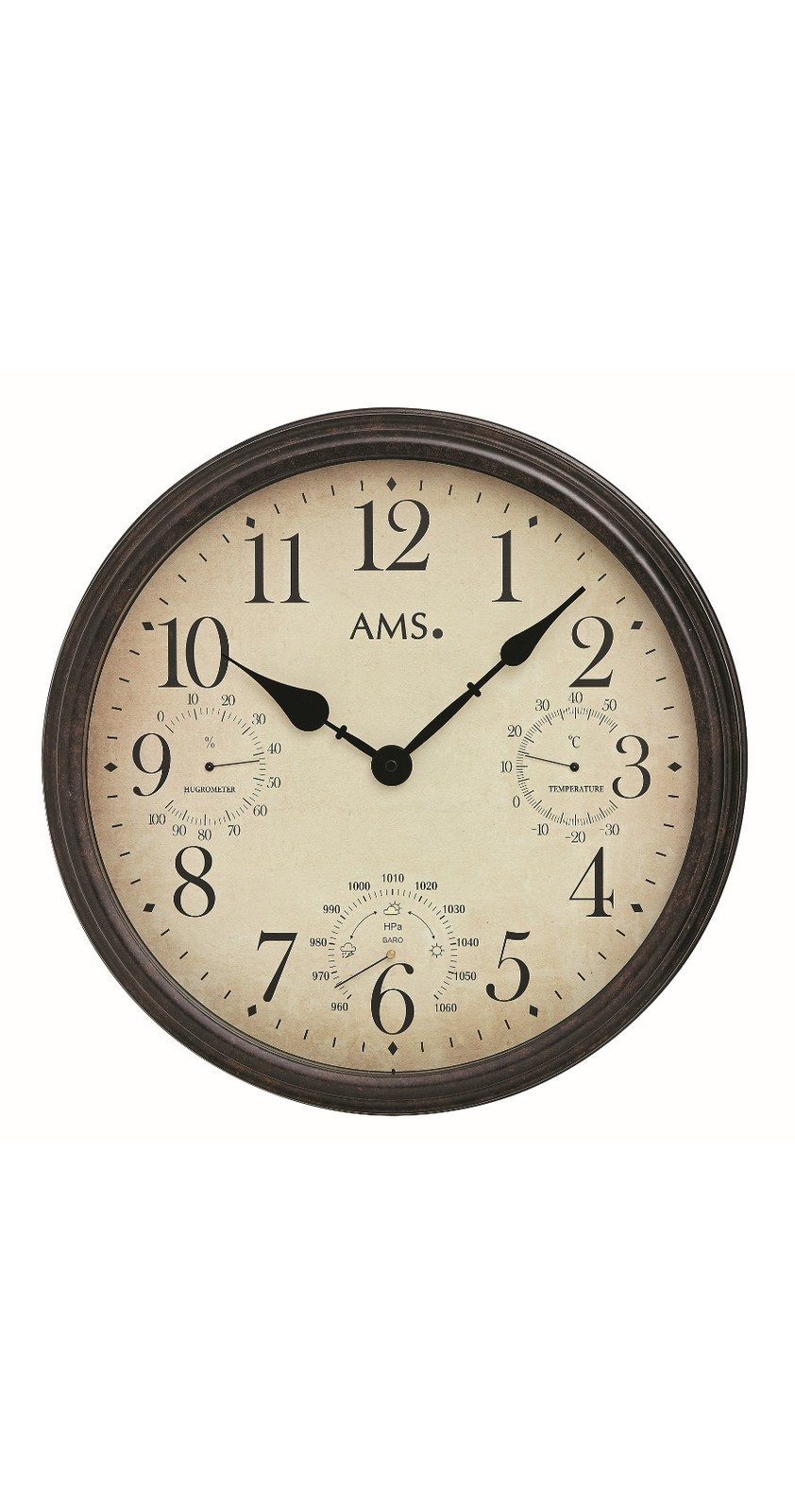Modern Wall Clock with Quartz Movement by AMS gallery