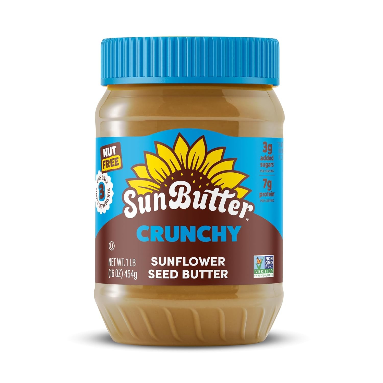 SunButter Crunch Sunflower Seed Butter, Nut-Free, Vegan, Non-GMO, 16 oz gallery
