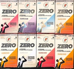 Gatorade Zero Advanced Zero Sugar Hydration Powder Drink Mix Sticks, 8 Packs
