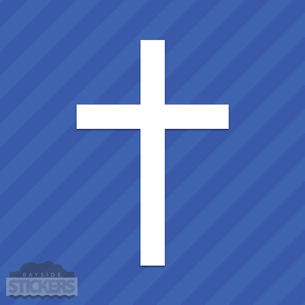 Religious Cross Vinyl Decal Sticker Religion Christian Christianity gallery