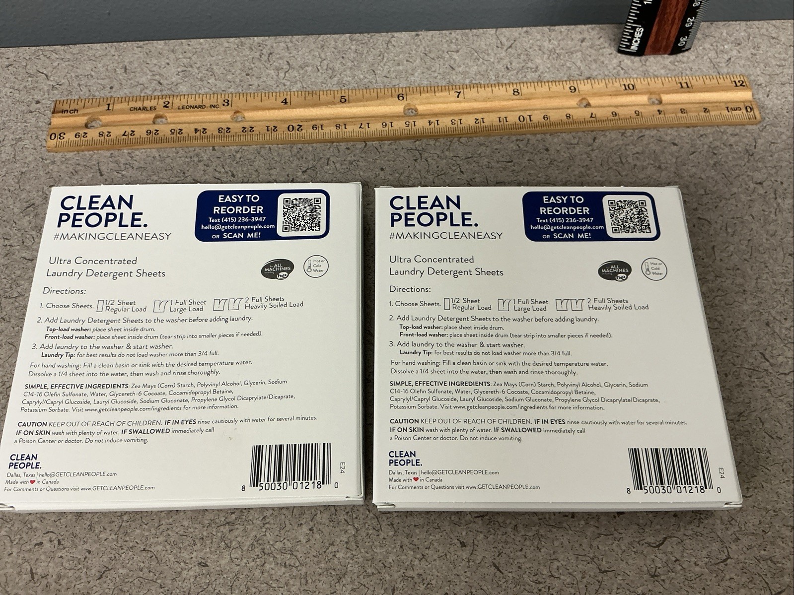 2x Clean People Laundry Detergent Sheets Plant-Based 32 Loads. 62 Loads Total $ gallery