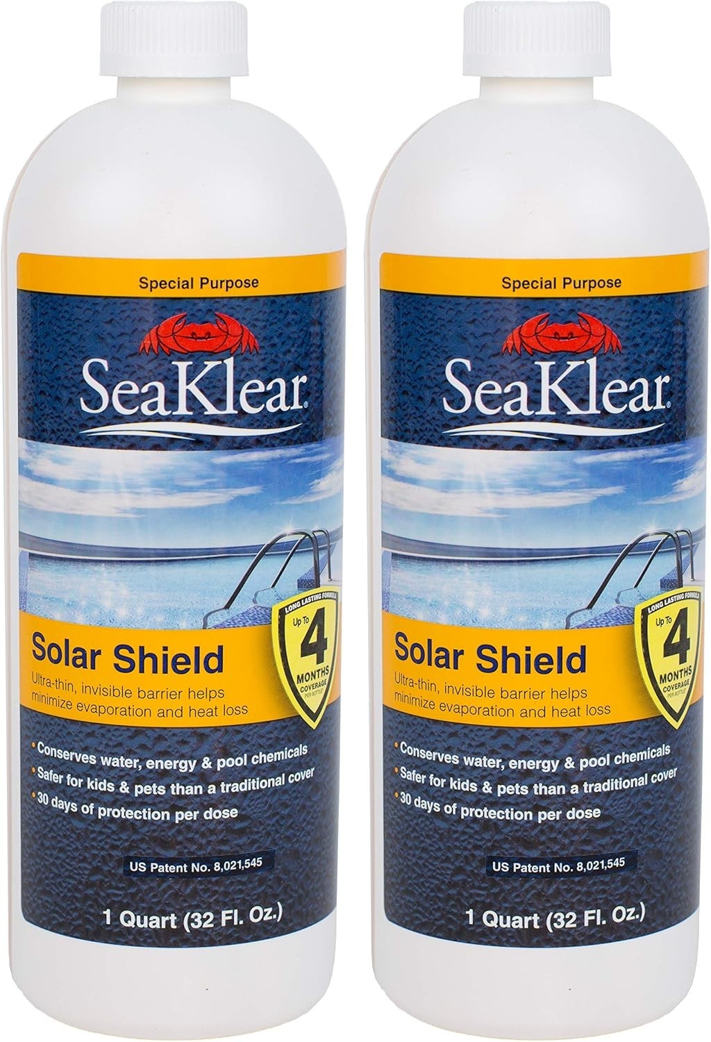 SeaKlear Solar Shield Liquid Pool Solar Cover - 1 Quart (1112000) (2 Pack) gallery