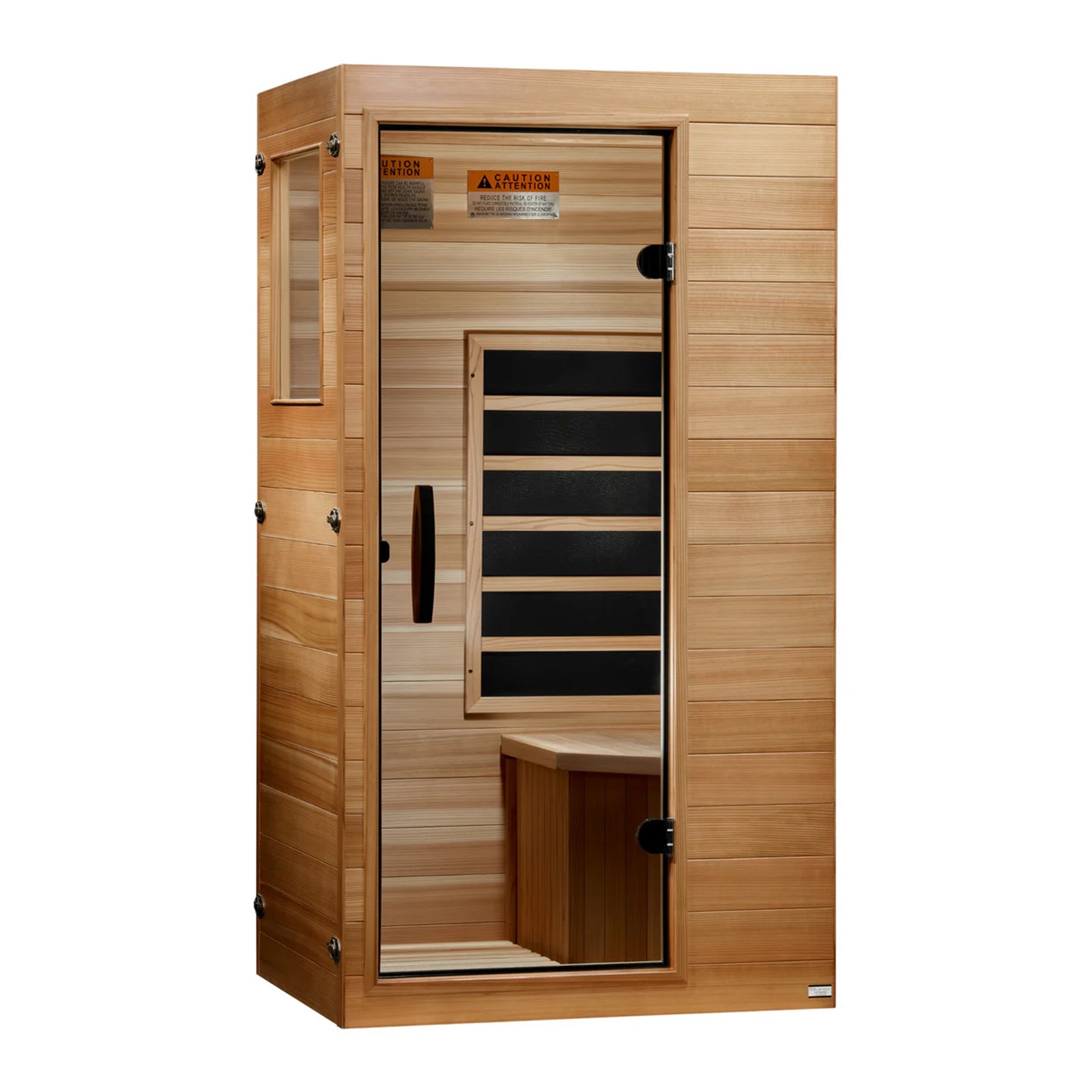 Dynamic Saunas Elite 1 Person Compact Ultra Low EMF FAR Infrared Home Sauna gallery