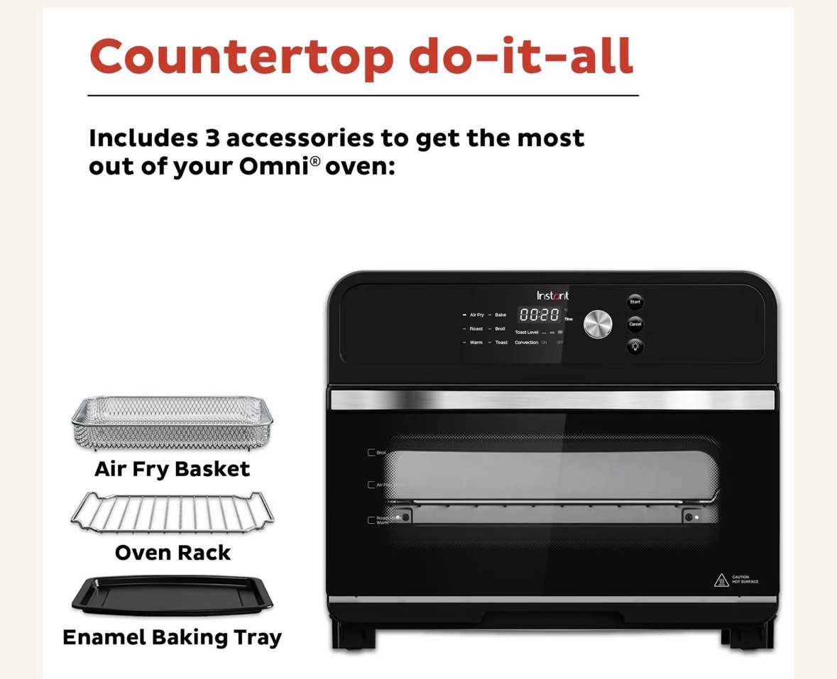 🔥🔥 Instant Omni 19QT / 18L Toaster Oven Air Fryer 7-in-1 Functions, NEW IN BOX gallery
