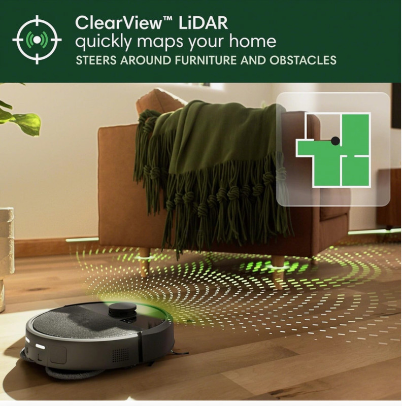 iRobot Roomba Plus 405 Combo Vacuum & Mop w/ AutoWash Dock, LiDAR, 70x Suction gallery