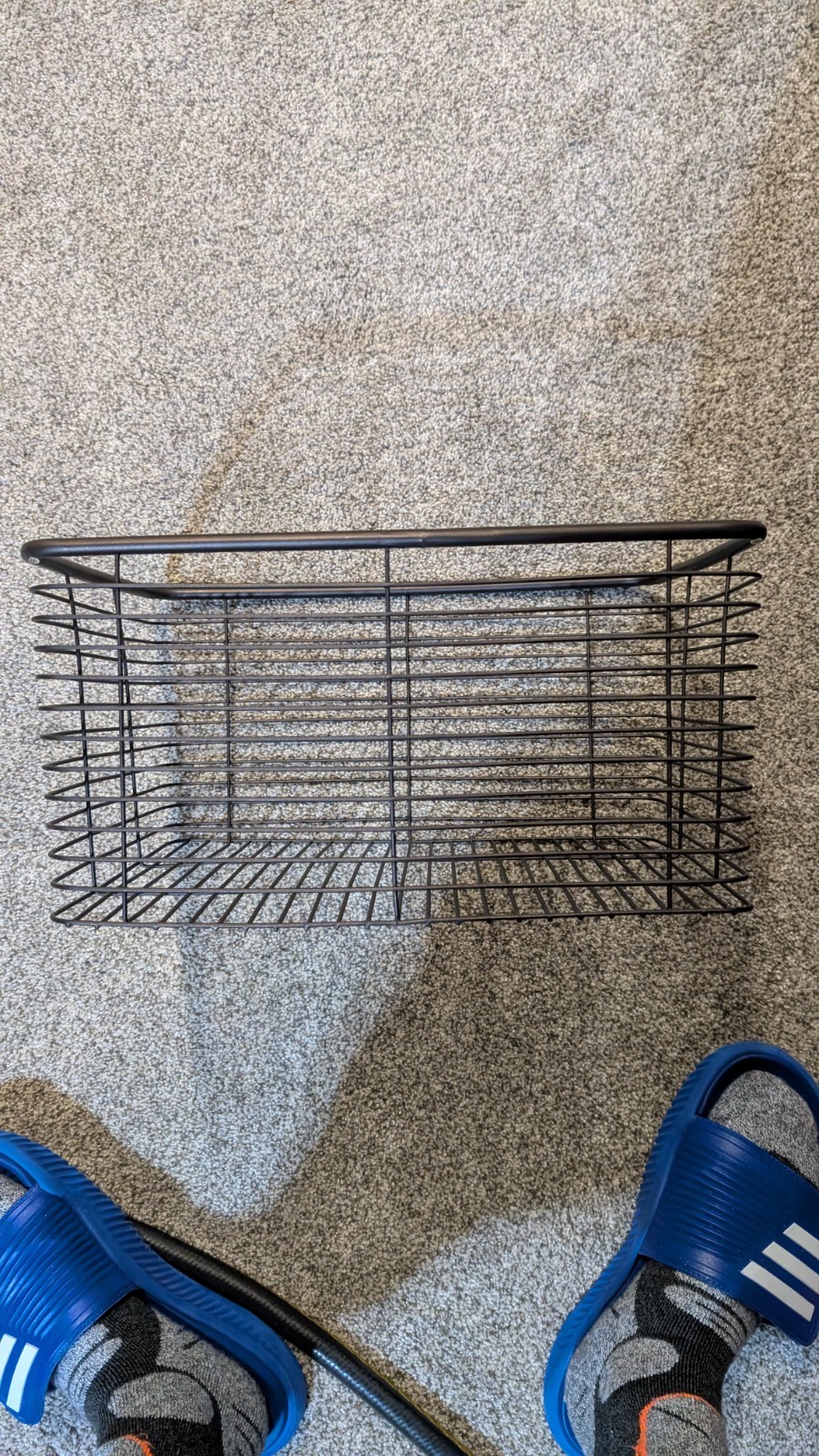 mDesign Large 12 x 16 x 8 * bronze Satin Wire Storage Bin Baskets lot of 6 gallery