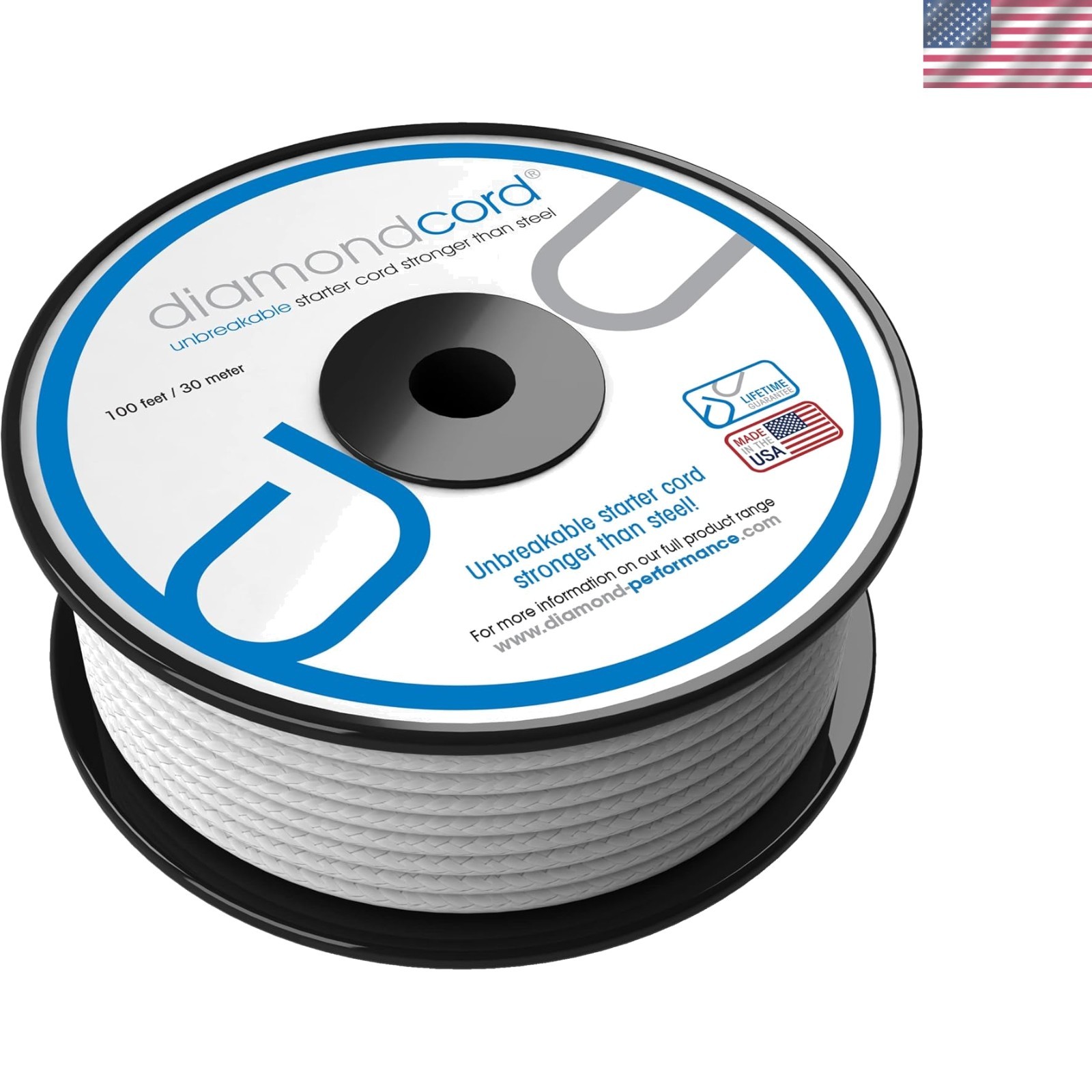 100 Feet by 2.8mm Unbreakable Gas Engine Pull Starter Recoil Replacement Cord... gallery