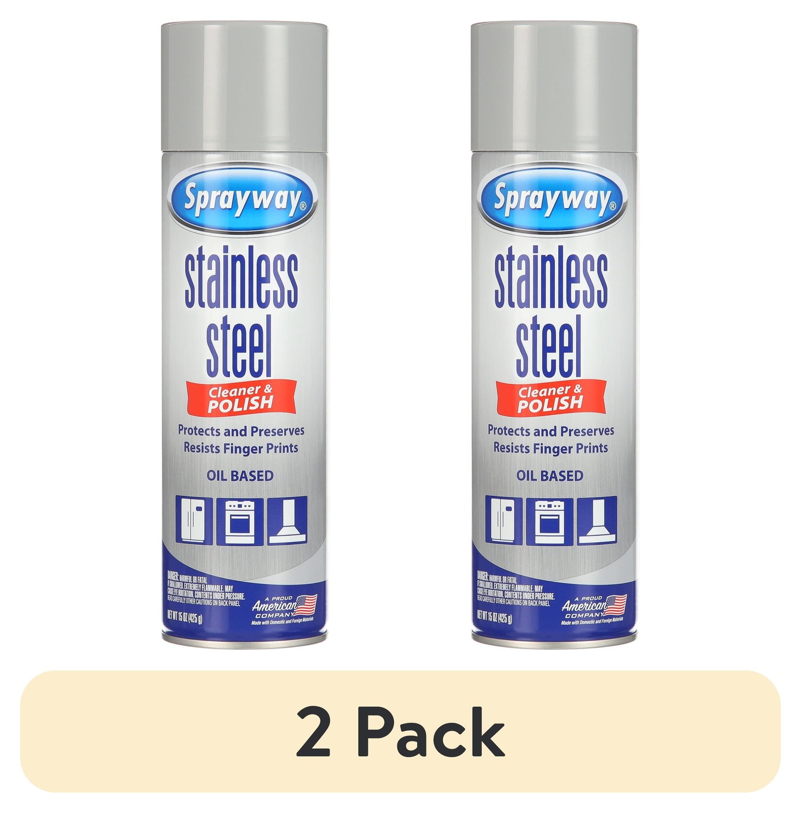 (2 pack) 15 Ounce Stainless Steel Cleaner and Polish gallery