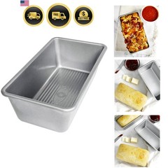 Bakeware Seamless Nonstick Standard Bread Loaf Pan, 8 x 4.5 x 2.75