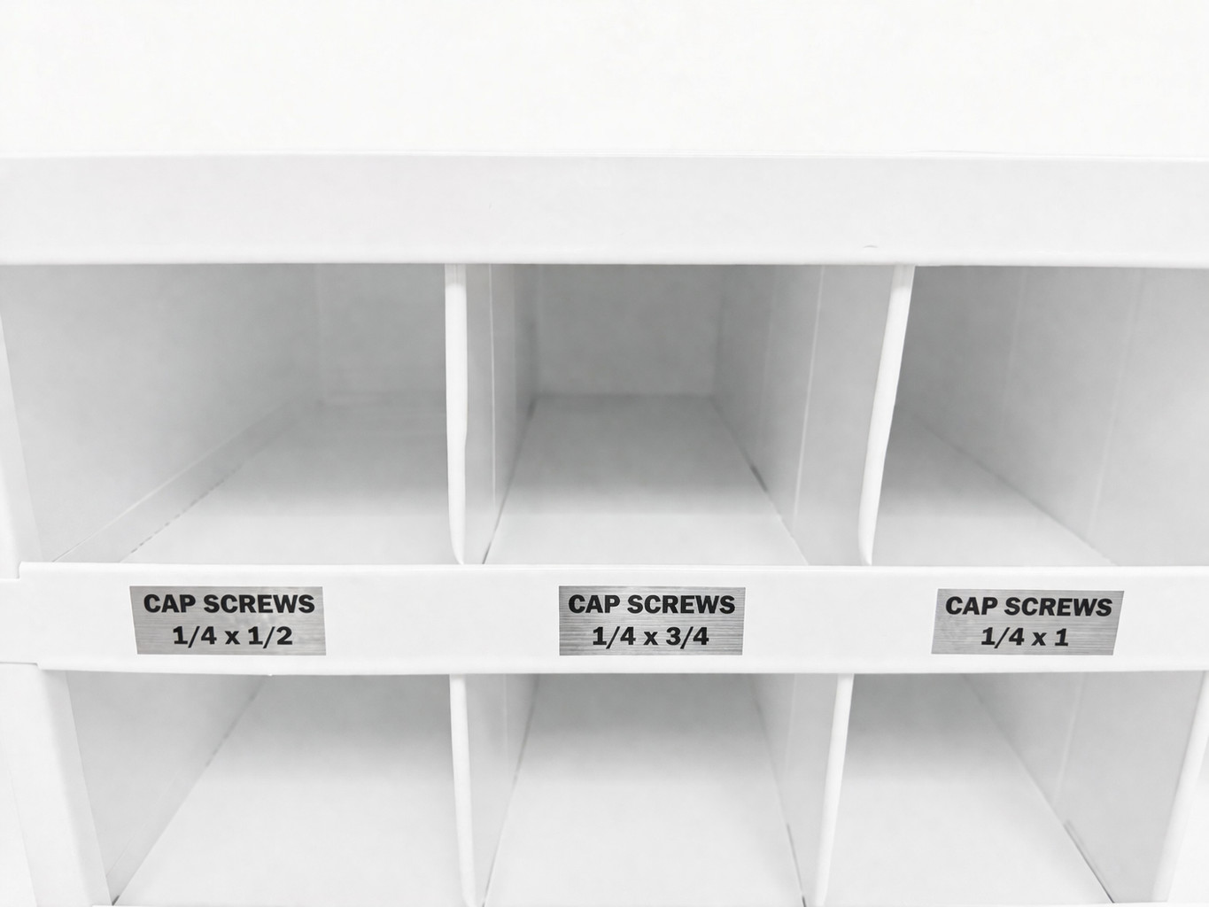 Adhesive Bin Labels Stainless Steel USS Cap Screw Nut Bolt Washer (4 Pages) gallery