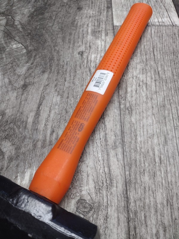 Truper 3 lb. Engineering Sledge Hammer with 14" Inch Fiberglass Handle MD-3F gallery