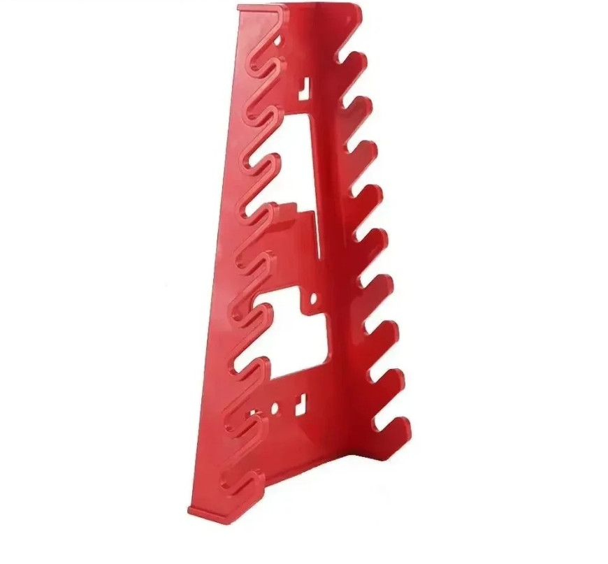 1pc Red Plastic Socket Organizer Tray Tool Storage Holder Rack Case - NEW gallery