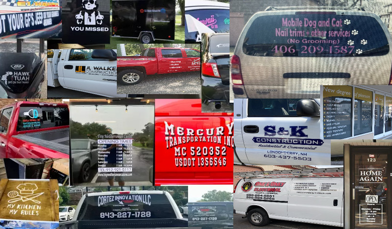 Custom Text Vinyl Lettering Personalized Sticker decal ANY TEXT ANY NAME FONTS gallery
