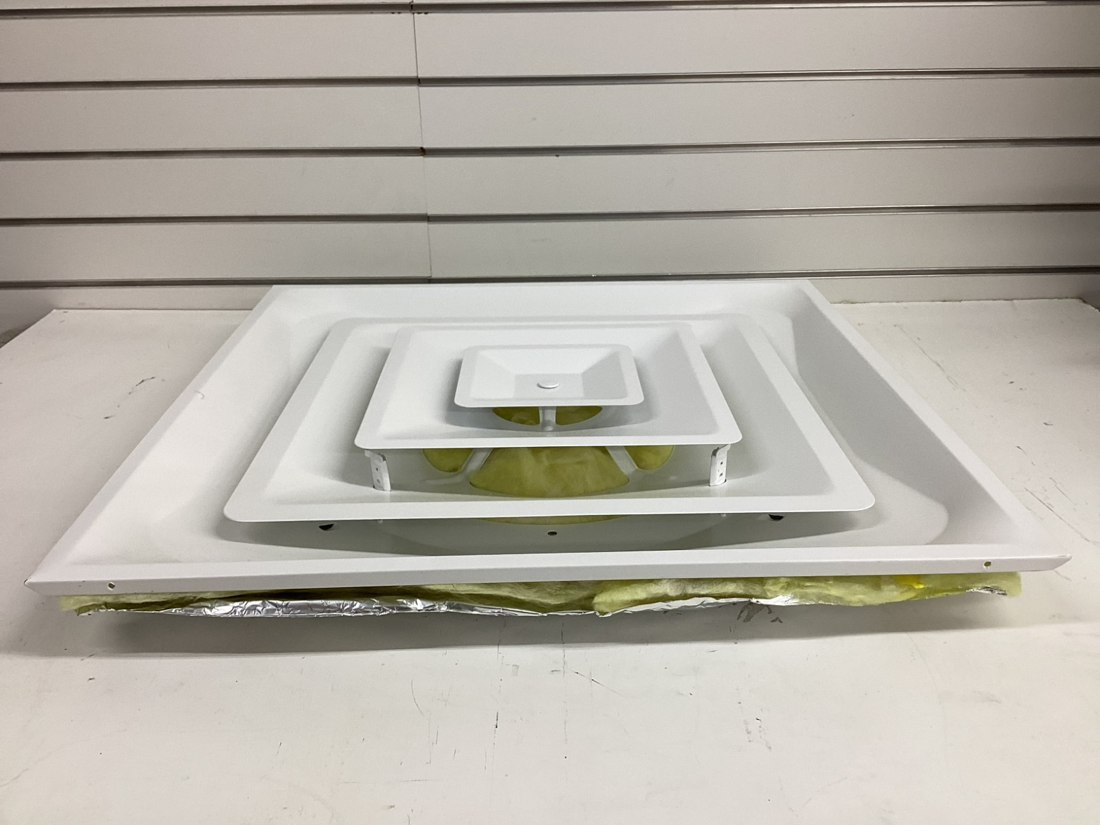 Diffuser 4JRL3 Ceiling/Wall, 23 3/4 in H, 23 3/4 in W, Surface Mount gallery