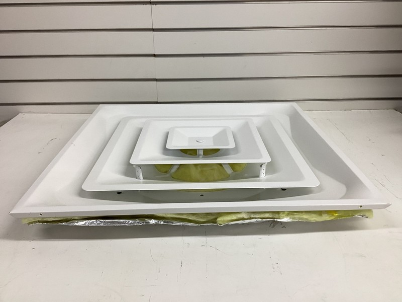 Diffuser 4JRL3 Ceiling/Wall, 23 3/4 in H, 23 3/4 in W, Surface Mount gallery